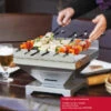 Thüros Schaschlik Spießaufsatz Mit 6 Spießen Für T1, Tischgrill, Minicater (Grillfläche 30x30 Cm) -GrillWerk Verkäufe 430 thueros tischgrill t3030e edelstahl 1 1613116655