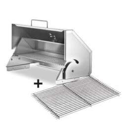 Thüros Schwenkhaube Für T4, Thüros 2, Sylt (Grillfläche 40x60 Cm) Inkl. Rostauflage