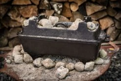 Grillfürst Dutch Oven Set BBQ Kastenform BK4 Aus Gusseisen - X-DEAL Inkl. Tragetasche / Aufbewahrungstasche, Gusseisen Pflege Und Deckelheber -GrillWerk Verkäufe BBQ Kastenform Holzkohle