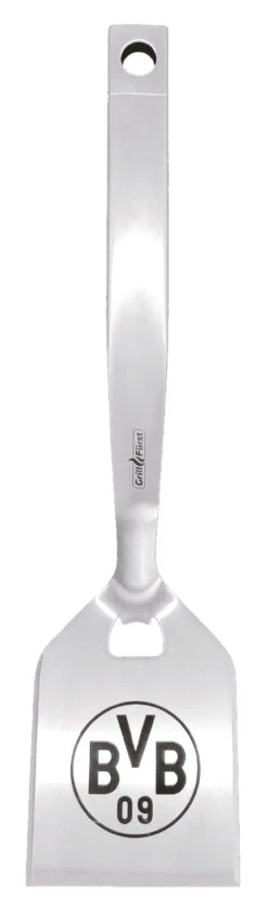 Grillfürst Premium Grillbesteck Set Mit Grillzange, -Wender Und -Gabel - Borussia Dortmund Edition In Geschenkverpackung 12 Grillfürst Premium Grillbesteck Set Mit Grillzange, -Wender Und -Gabel - Borussia Dortmund Edition In Geschenkverpackung -GrillWerk Verkäufe BVB Premium Grillwender Edelstahl