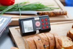 Grillfürst Funk-Thermometer / Grillthermometer / Grillgut Thermometer - Eintracht Frankfurt Edition -GrillWerk Verkäufe Eintrach Funkthermometer