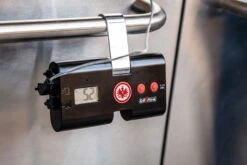 Grillfürst Funk-Thermometer / Grillthermometer / Grillgut Thermometer - Eintracht Frankfurt Edition -GrillWerk Verkäufe Eintracht Thermometer Halterung