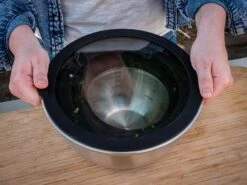 Grillfürst BBQ 3er Edelstahlschüssel Set Mit Glasdeckel -GrillWerk Verkäufe Grillfuerst BBQ Edelstahlschuessel Set stapelbar mit Deckel