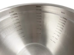 Grillfürst BBQ 3er Edelstahlschüssel Set Mit Glasdeckel -GrillWerk Verkäufe Grillfuerst BBQ Schuessel Messskala