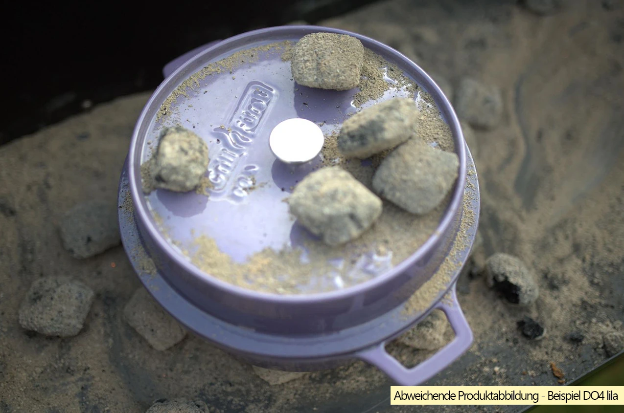 Grillfürst Emaillierter Dutch Oven Ohne Füsse DO4 - Rot 7 Grillfürst Emaillierter Dutch Oven Ohne Füsse DO4 - Rot – Bild 5