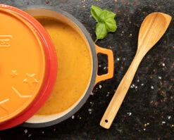 Grillfürst Emaillierter Dutch Oven Ohne Füsse DO4 - Orange -GrillWerk Verkäufe Grillfuerst Dutch Oven ohne Fuesse DO4