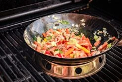Grillfürst Edelstahl Wok Ø 30 Cm Mit Wokring Für Seitenkocher / Grillrost -GrillWerk Verkäufe Grillfuerst Edelstahl Wok 1