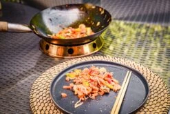 Grillfürst Edelstahl Wok Ø 30 Cm Mit Wokring Für Seitenkocher / Grillrost -GrillWerk Verkäufe Grillfuerst Edelstahl Wok Pfanne 1