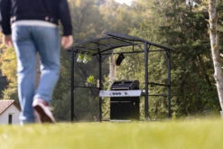 Grillfürst Premium Grillpavillon Aus Stahl Mit Wetterfestem Metalldach Und Ablageflächen -GrillWerk Verkäufe Grillfuerst Grillpavillon Garten Grillpavillon