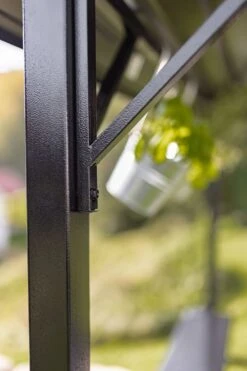 Grillfürst Premium Grillpavillon Aus Stahl Mit Wetterfestem Metalldach Und Ablageflächen -GrillWerk Verkäufe Grillfuerst Grillpavillon Stahlstrebe