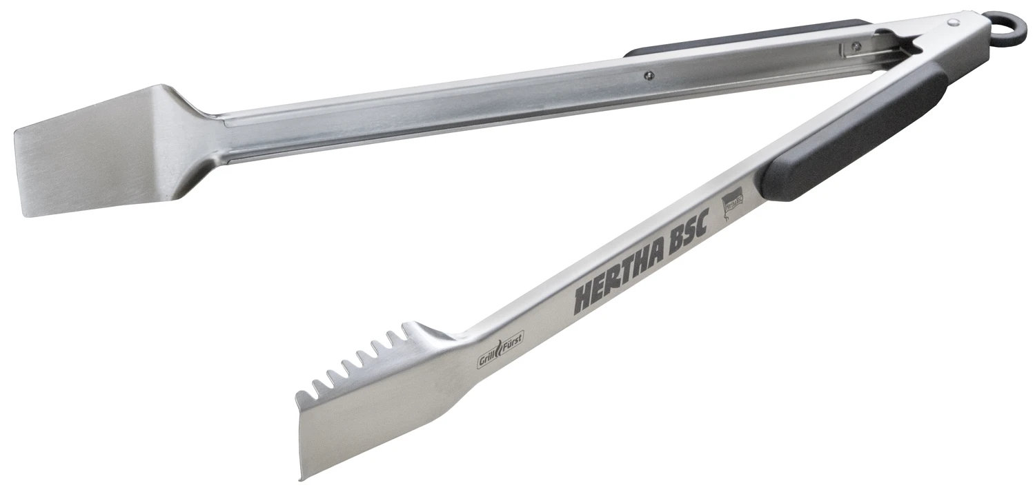 Grillfürst Premium Edelstahl Grillzange Mit Spatelkopf - Hertha BSC Edition 6 Grillfürst Premium Edelstahl Grillzange Mit Spatelkopf - Hertha BSC Edition – Bild 4