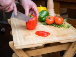 Grillfürst Grill Beistelltisch / Klapptisch Mit Abnehmbaren Schneidebrett 63 Cm X 40 Cm -GrillWerk Verkäufe Grillfuerst Klapptisch Beistelltisch Grilltisch