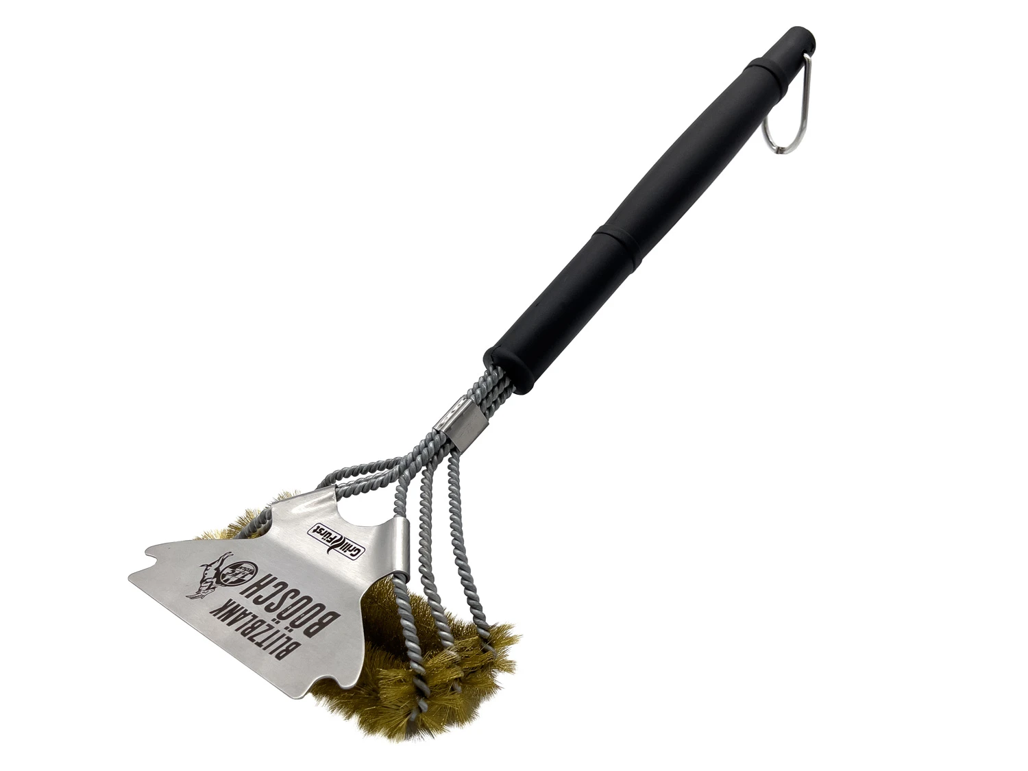 Grillfürst Grillbürste - 1. FC Köln Edition - Messing, Mit Breitem 3-fach Bürstenkopf Und Schaber 3 Grillfürst Grillbürste - 1. FC Köln Edition - Messing, Mit Breitem 3-fach Bürstenkopf Und Schaber