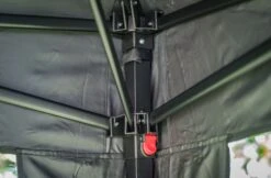 Grillfürst Pop-Up Pavillon / Grillpavillon / Gartenpavillon / Grillzelt 3x3m V3 - Mit Rauchabzug -GrillWerk Verkäufe Grillfuerst Pavillon Stangen