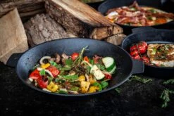 Grillfürst Gusseisen Wok Mit 2 Griffen Ø 30 Cm -GrillWerk Verkäufe Grillfuerst Wok Gusseisen Griffe