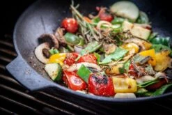 Grillfürst Gusseisen Wok Mit 2 Griffen Ø 30 Cm -GrillWerk Verkäufe Grillfuerst Wok gusseisen