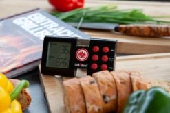 Grillfürst Funk-Thermometer / Grillthermometer / Grillgut Thermometer - Eintracht Frankfurt Edition -GrillWerk Verkäufe Grillthermometer Eintracht Frankfurt