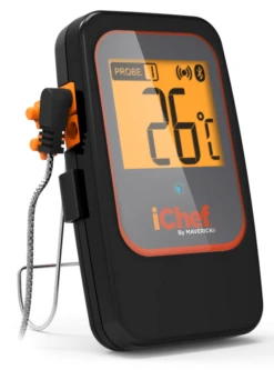 Maverick BT-600 Extended Range Bluetooth - Grillthermometer - IChef - Mit 2 Temperaturfühlern
