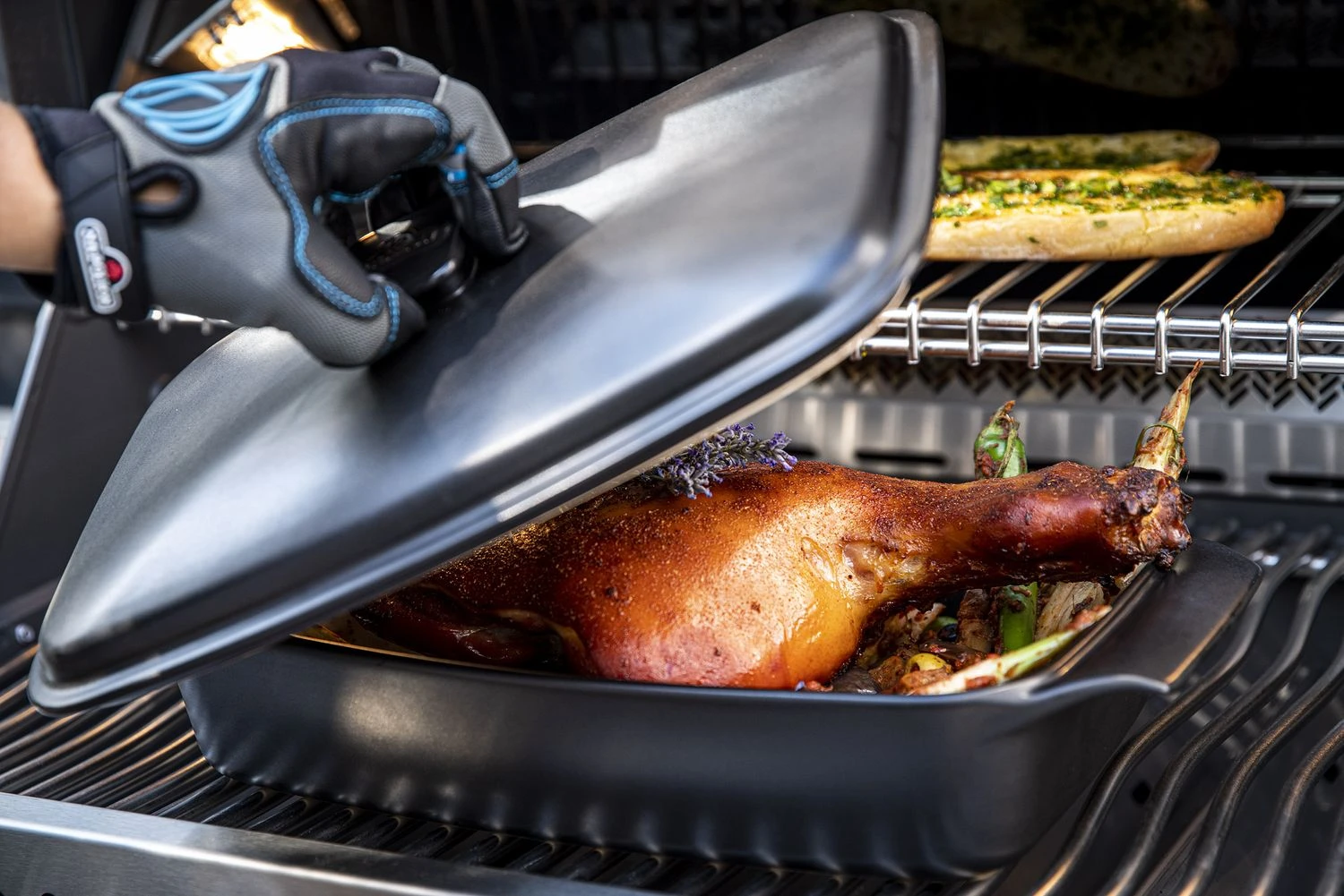 Napoleon Keramikbräter 42 X 23 X 7 Cm Mit Deckel 3 Napoleon Keramikbräter 42 X 23 X 7 Cm Mit Deckel