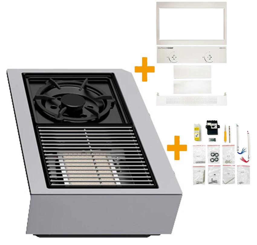 Outdoorchef Blazing-/Cooking Zone Kit Plus Für Arosa Tex (weiß) - Inkl. Tool Kit Zur Montage 4 Outdoorchef Blazing-/Cooking Zone Kit Plus Für Arosa Tex (weiß) - Inkl. Tool Kit Zur Montage – Bild 2