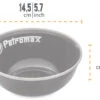 Petromax Emaille Schalen / 600 Ml / Schwarz, 2 Stück -GrillWerk Verkäufe Petromax Emaille Schale 600ml schwarz Abmessungen