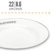 Petromax Emaille Teller / Ø22 Cm / Weiß, 2 Stück -GrillWerk Verkäufe Petromax Emaille Teller 22cm weiss Abmessungen