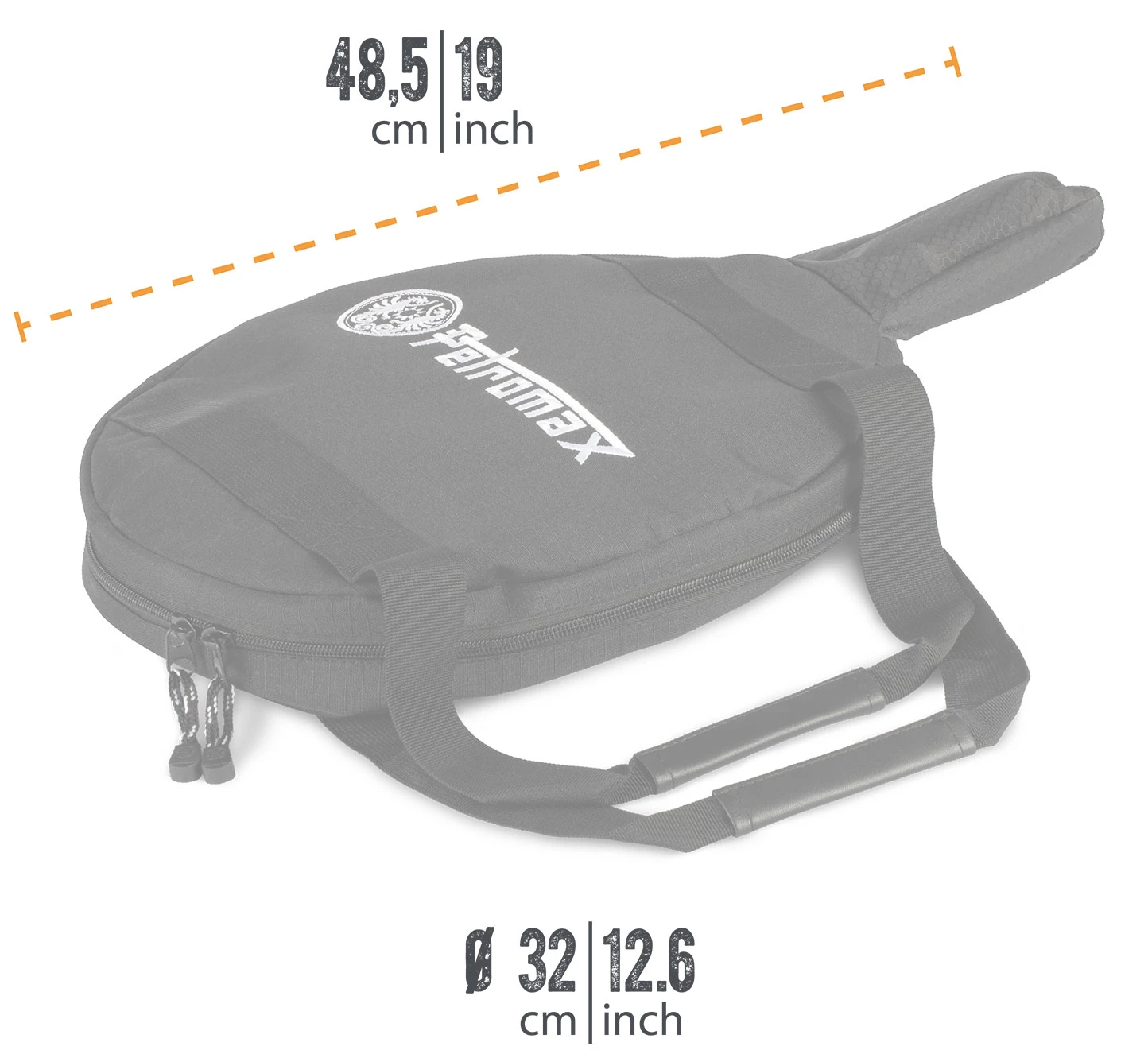 Petromax Transporttasche Für Grill- Und Feuerpfanne Fp30 / Fp30h / Gp30 / Gp30h 4 Petromax Transporttasche Für Grill- Und Feuerpfanne Fp30 / Fp30h / Gp30 / Gp30h – Bild 2