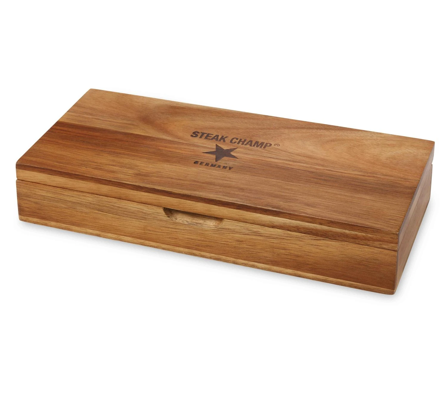 Steak Champ Gourmet Steakbesteck Set: 2 Steakmesser Und 2 Gabeln 7 Steak Champ Gourmet Steakbesteck Set: 2 Steakmesser Und 2 Gabeln – Bild 5