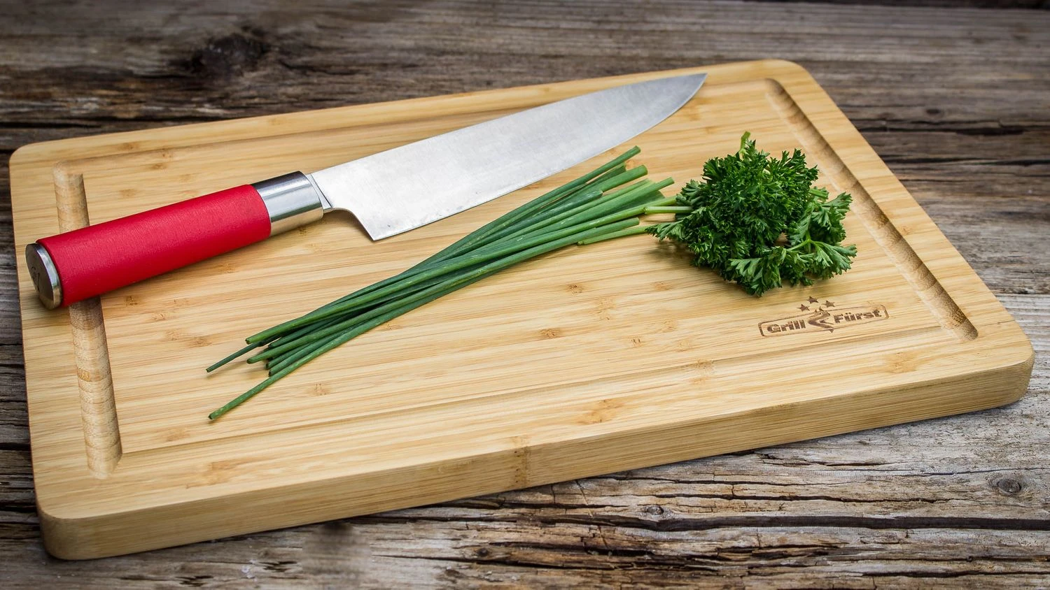 Grillfürst Schneidebrett Klein 39 X 26 Cm Bambus 5 Grillfürst Schneidebrett Klein 39 X 26 Cm Bambus – Bild 3