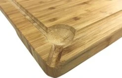 Grillfürst Schneidebrett Set, 2 Kleine Schneidebretter 39 X 26cm, 1 Großes Schneidebrett 50 X 30cm -GrillWerk Verkäufe grillfuerst schneidebrett gross saftrinne