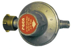 TGO 11 Stufen Druckminderer, Flasche, 1/4“, 30-50mBar